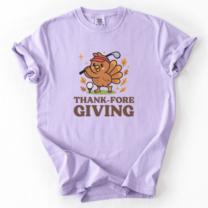 Thank-Fore-Giving Golf T-Shirt