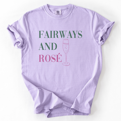 Fairways And Rose Golf T-Shirt