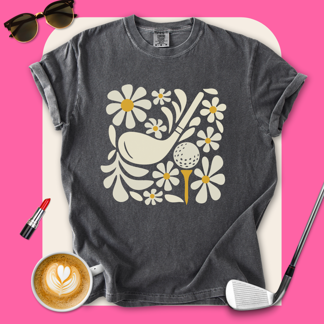 Boho Flower Golf T-Shirt