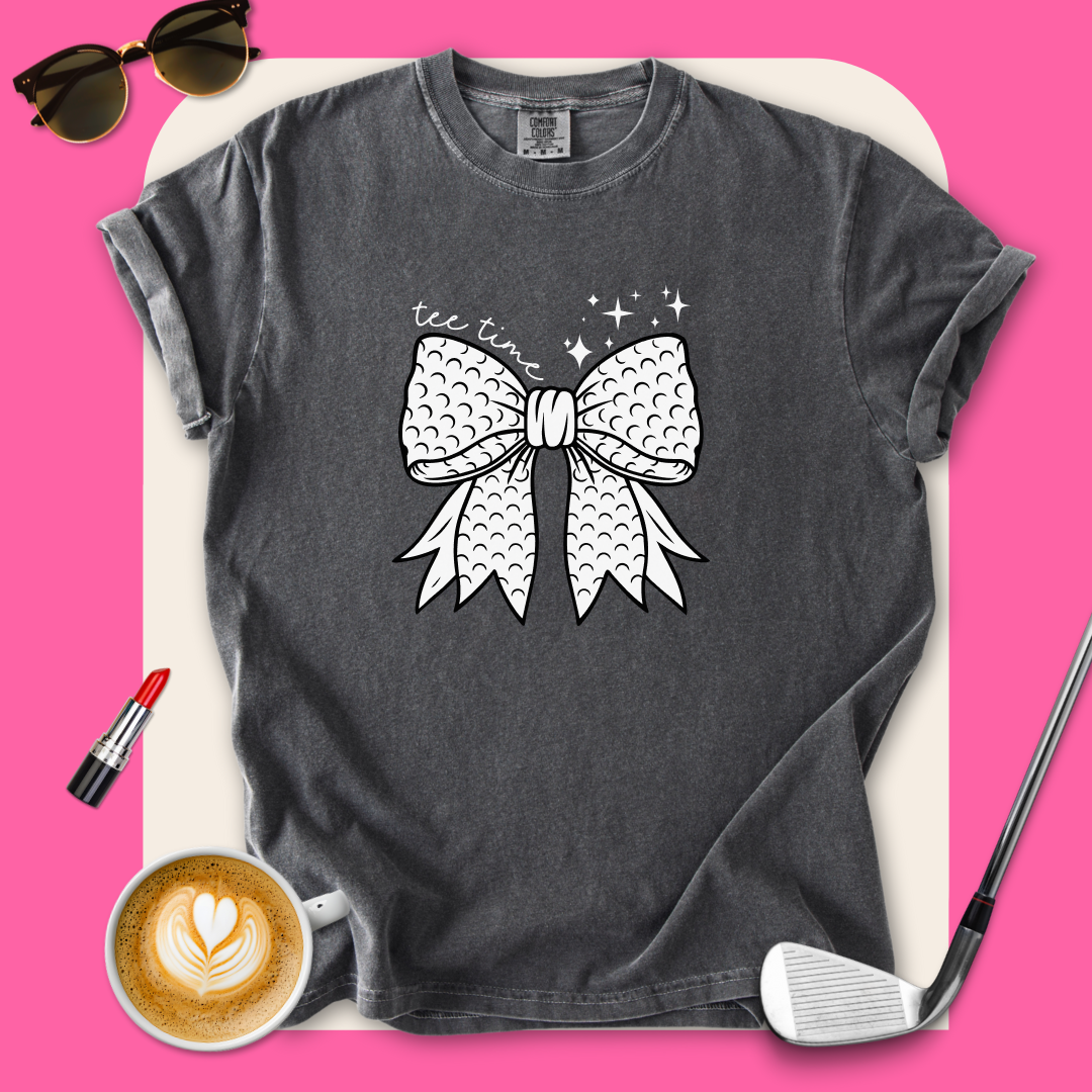 Tee Time Golf Bow T-Shirt