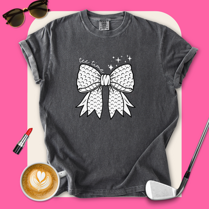 Tee Time Golf Bow T-Shirt