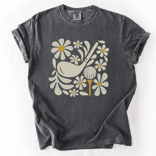 Boho Flower Golf T-Shirt