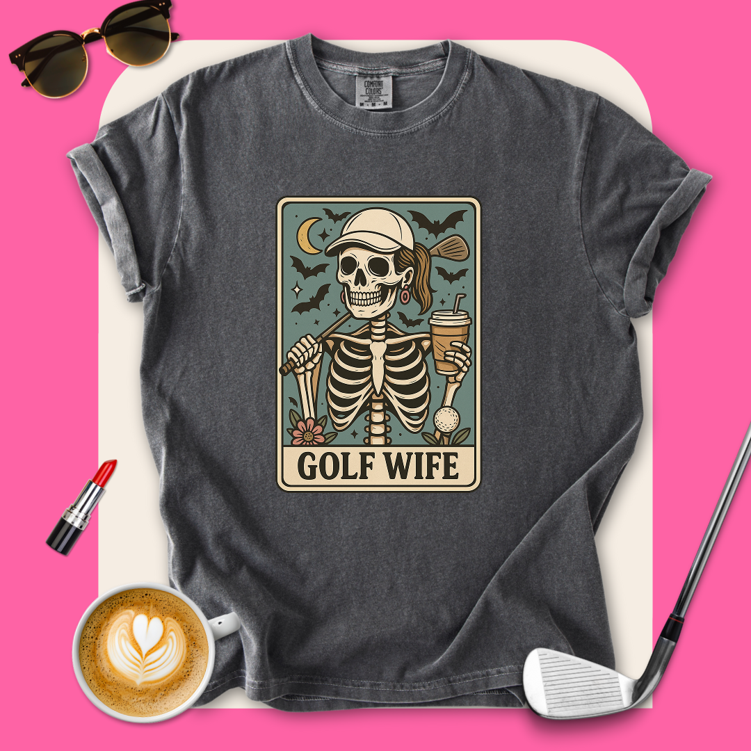 Golf Wife Tarot Card T-Shirt