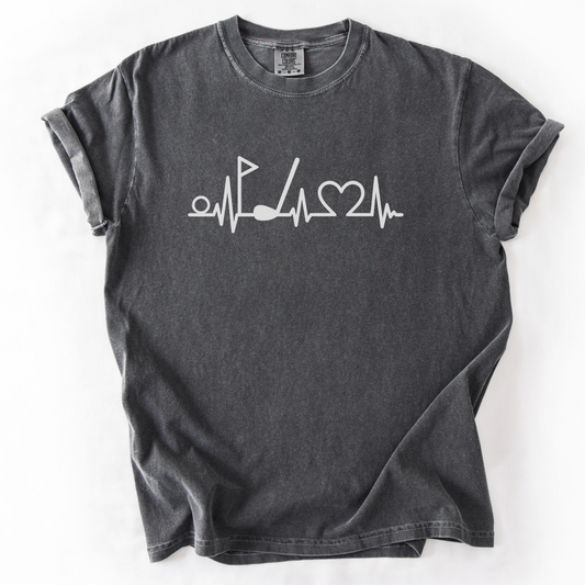 Heart Beating For Golf T-Shirt