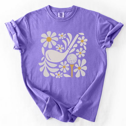 Boho Flower Golf T-Shirt