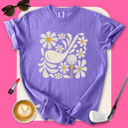 Boho Flower Golf T-Shirt