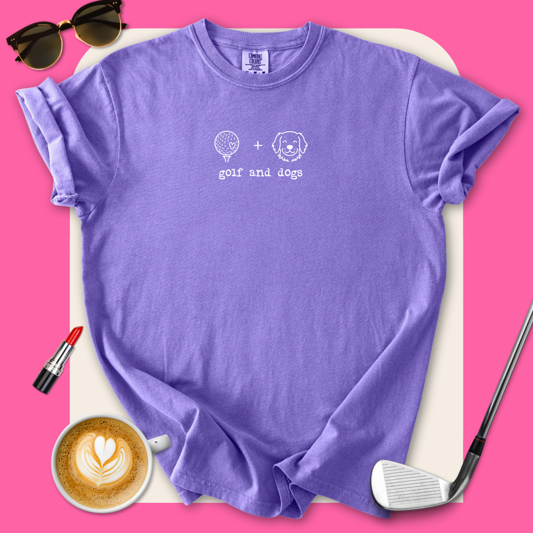 Golf & Dogs Lover T-Shirt