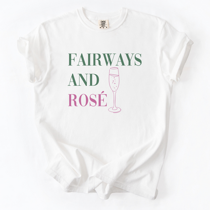 Fairways And Rose Golf T-Shirt