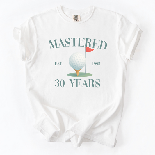 Mastered Golf Birthday T-Shirt