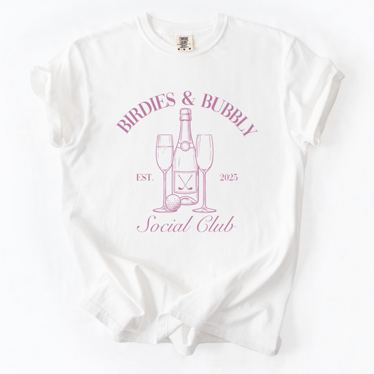 Birdies & Bubbly Social Club T-Shirt
