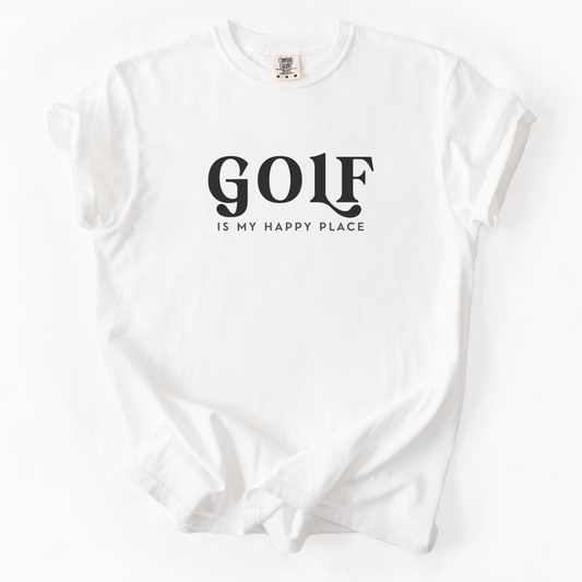 Golf Is My Happy Place T-Shirt