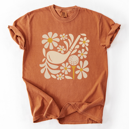Boho Flower Golf T-Shirt