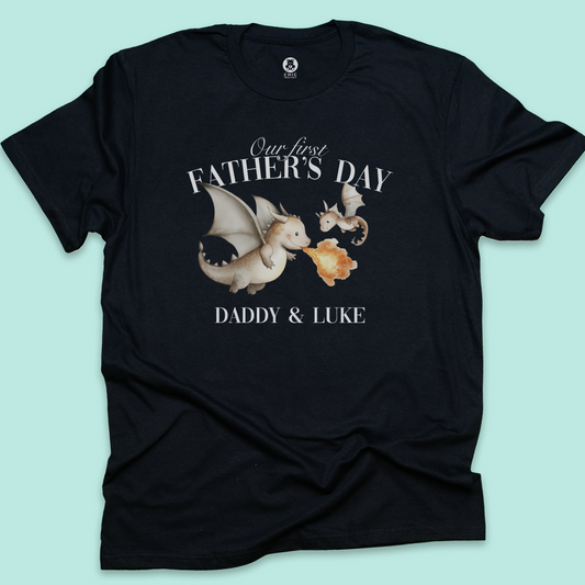 First Father's Day Dragon T-Shirt