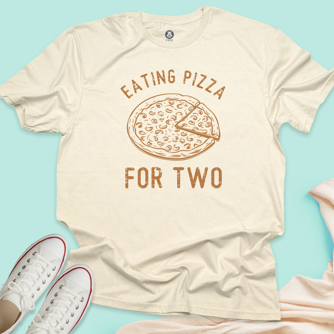Pizza For Two Couple T-Shirt