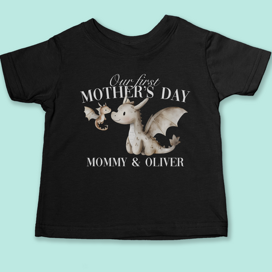 First Mother's Day Dragon Infant T-Shirt