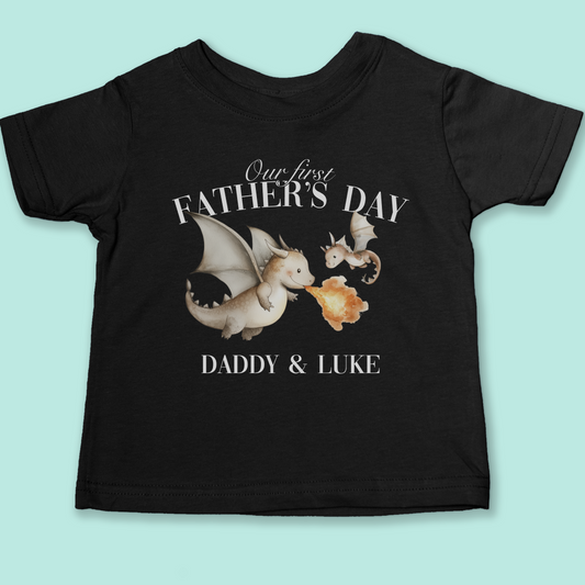 First Father's Day Dragon Infant T-Shirt