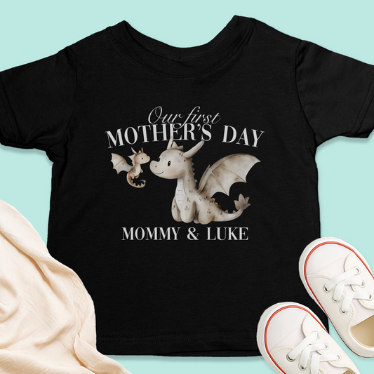 First Mother's Day Dragon Infant T-Shirt